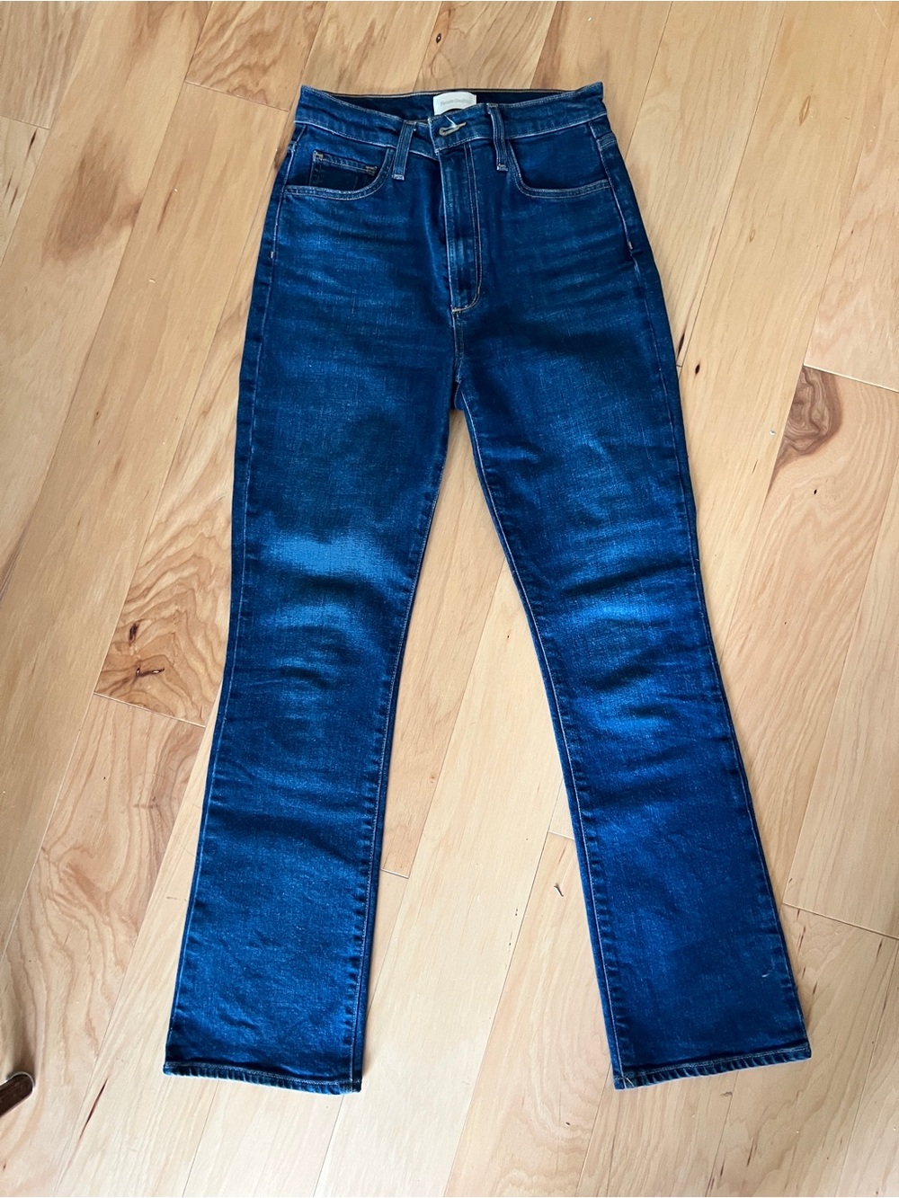 Favorite Daughter Valentina Shortie High Rise Bootcut Jeans in Woodside - 26